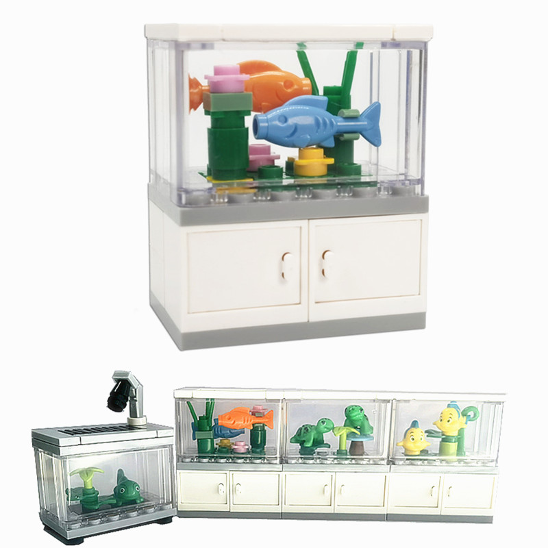 Aquarium Fish Games - City Friends Acquario Blocchi di Costruzione