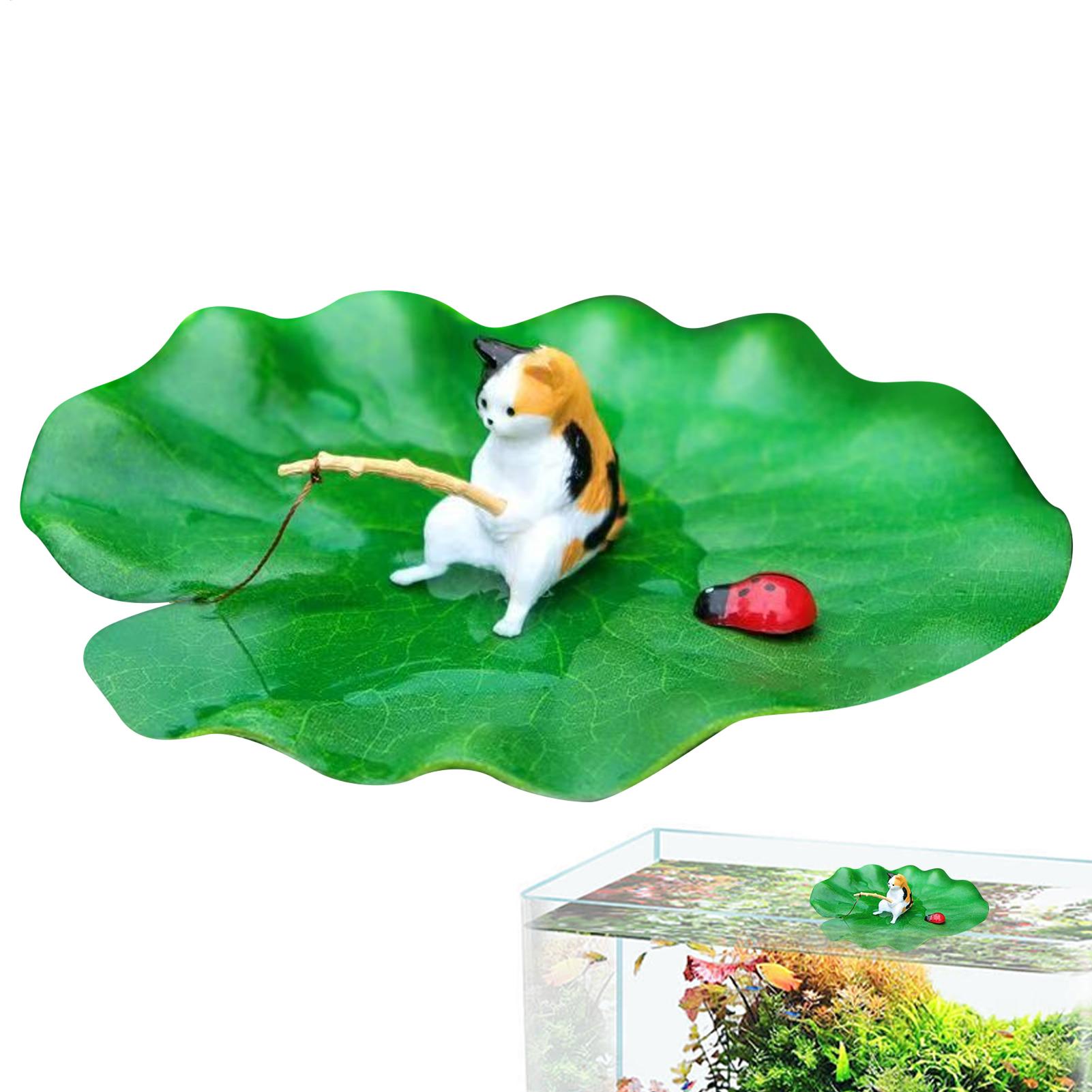 Aquarium Fish For Beginners - Decorazione per Acquario: Gatto Galleggiante che