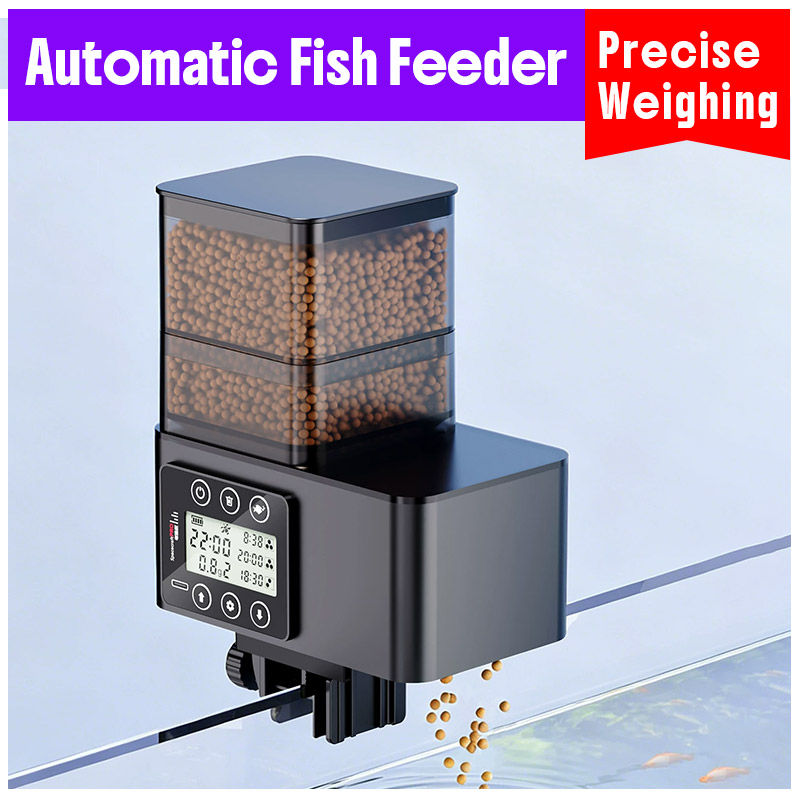 Aquarium Fish Feeder Automatic - Distributore Automatico di Cibo per Pesci