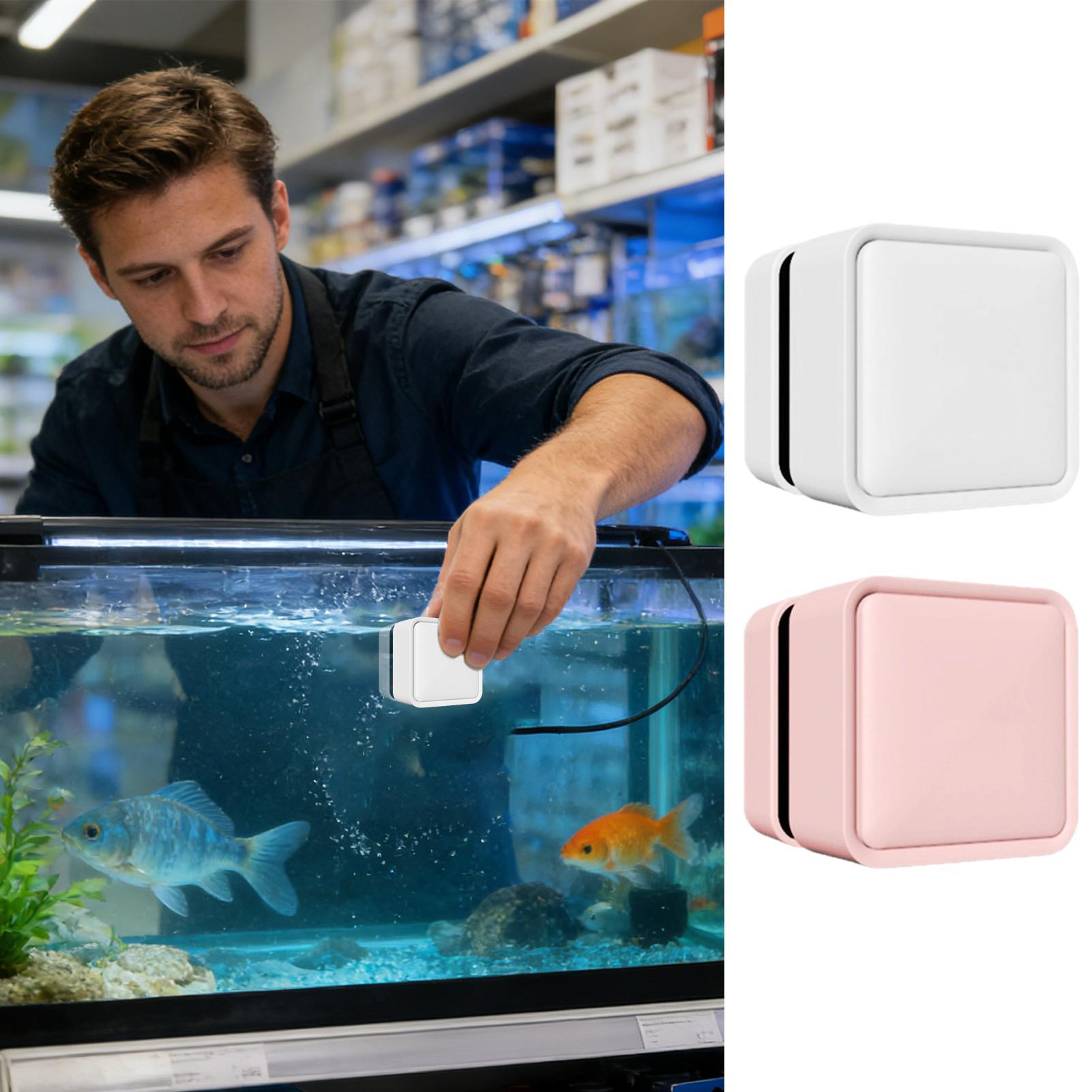 Cleaner Fish Aquarium - Pulitore Magnetico per Acquario, Raschietto Bifacciale