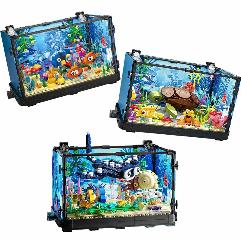 Aquarium Fish Games - Set di blocchi da costruzione per