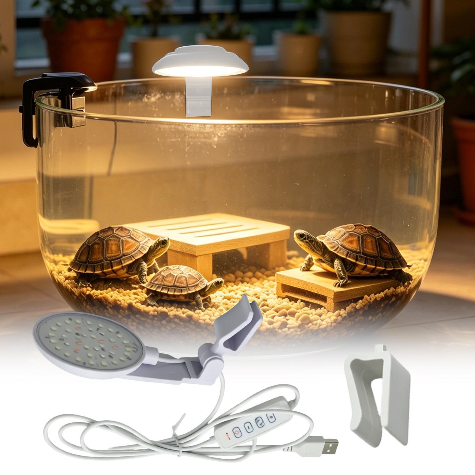 Aquarium Fish For Beginners - Lampada da acquario impermeabile con morsetto,