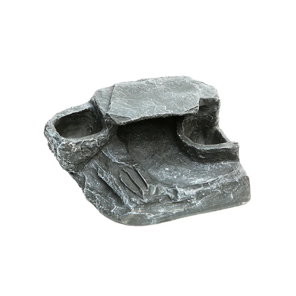Aquarium Decoration Rock - Piattaforma per tartarughe nascondiglio grotta casa