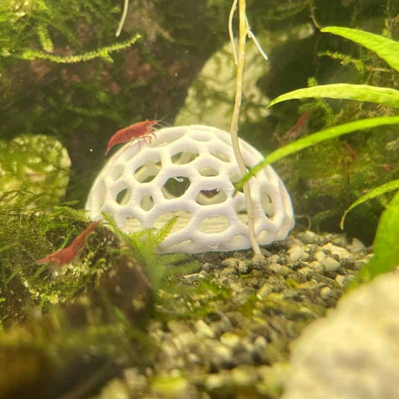 Aquarium Fish Games - Caverna Nascondiglio per Gamberetti, Decorazione per