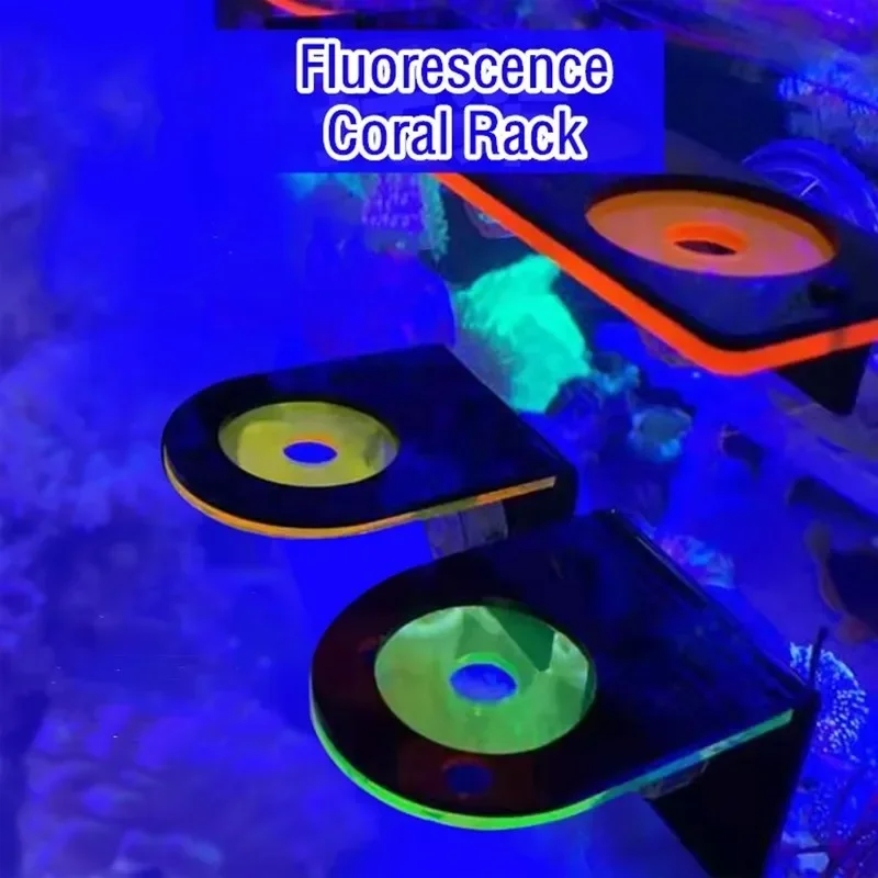 Aquarium Fish Marine - Staffe per corallo fluorescente acrilico per