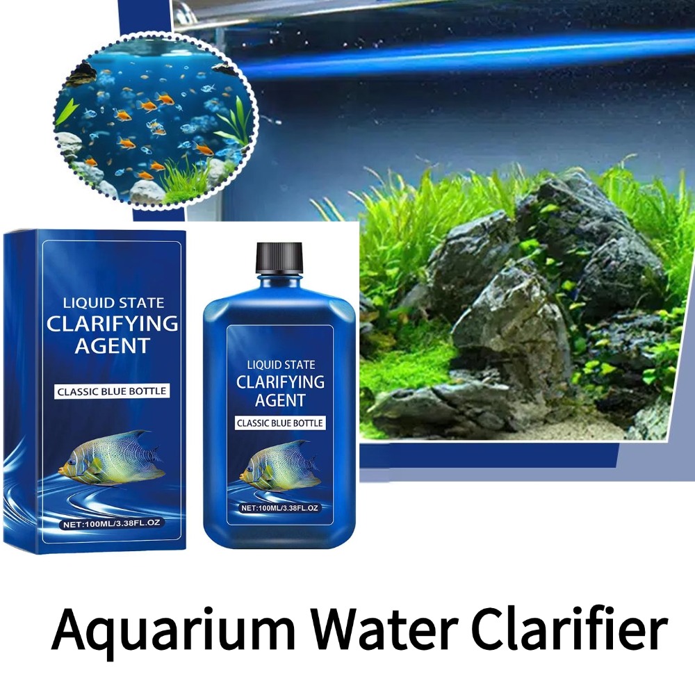 Cleaner Fish Aquarium - Chiarificante per Acqua di Acquario 100ml,