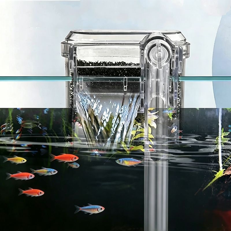 Aquarium Fish For Beginners - Nuovo Filtro Sospeso per Acquario, Mini
