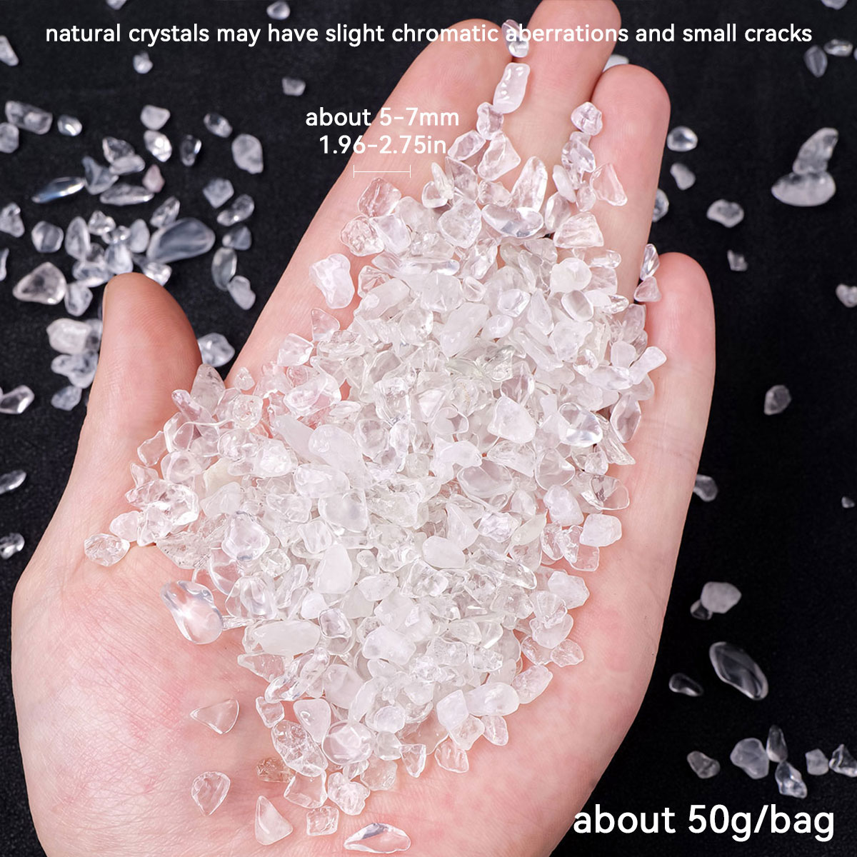 50 g/borsa cristallo naturale  - Aquarium Decoration Rock recensione e prezzo