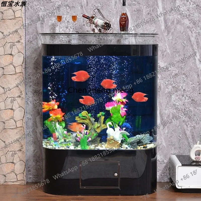 Acquario curvo moderno e sempl - Aquarium Fish Sale recensione e prezzo