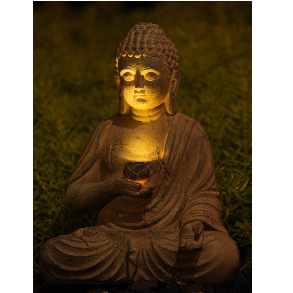 Statua di Buddha solare in res - Aquarium Decoration Rock recensione e prezzo