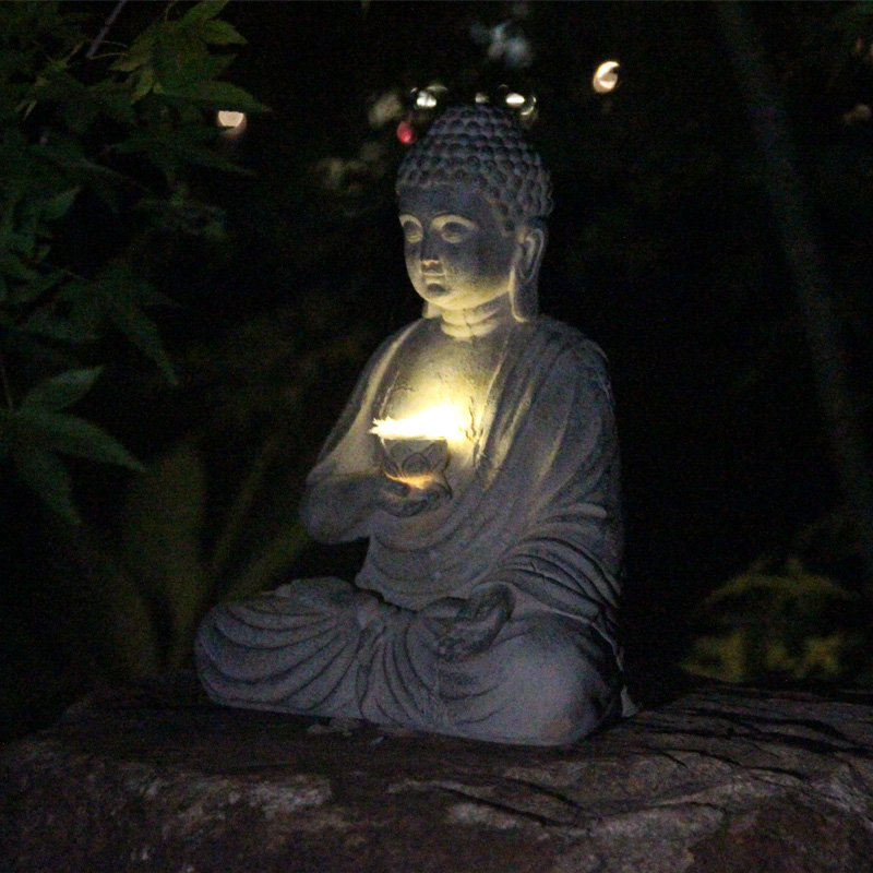Statua di Buddha solare in res - Aquarium Decoration Rock recensione e prezzo
