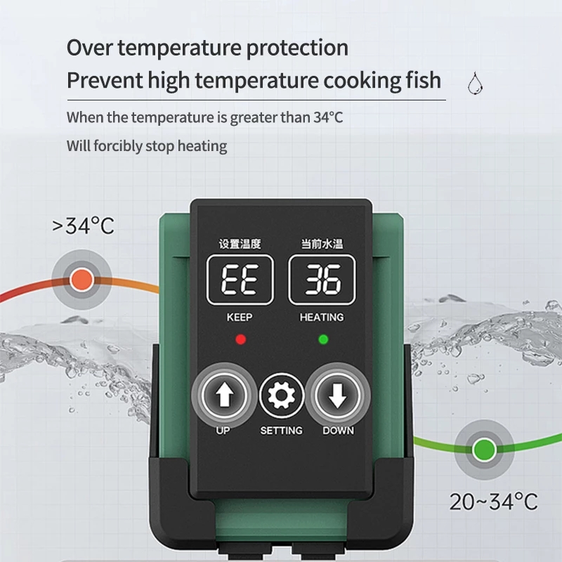 Nuovo riscaldatore sommergibil - Aquarium Fish Cold Water recensione e prezzo