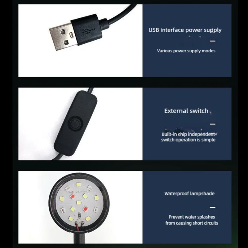 Lampada a clip USB a LED per a - Aquarium Fish Store recensione e prezzo