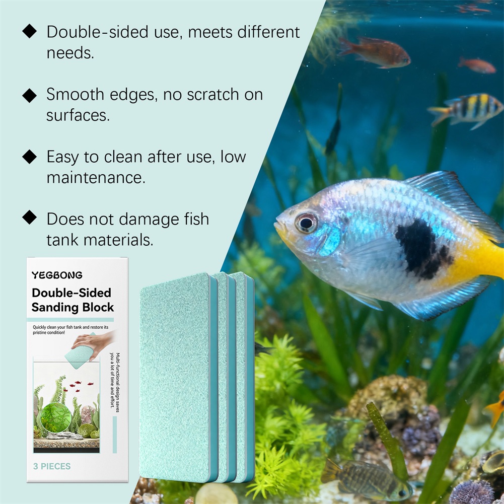 Set di 3 Spugne per Pulizia Ac - Cleaner Fish Aquarium recensione e prezzo